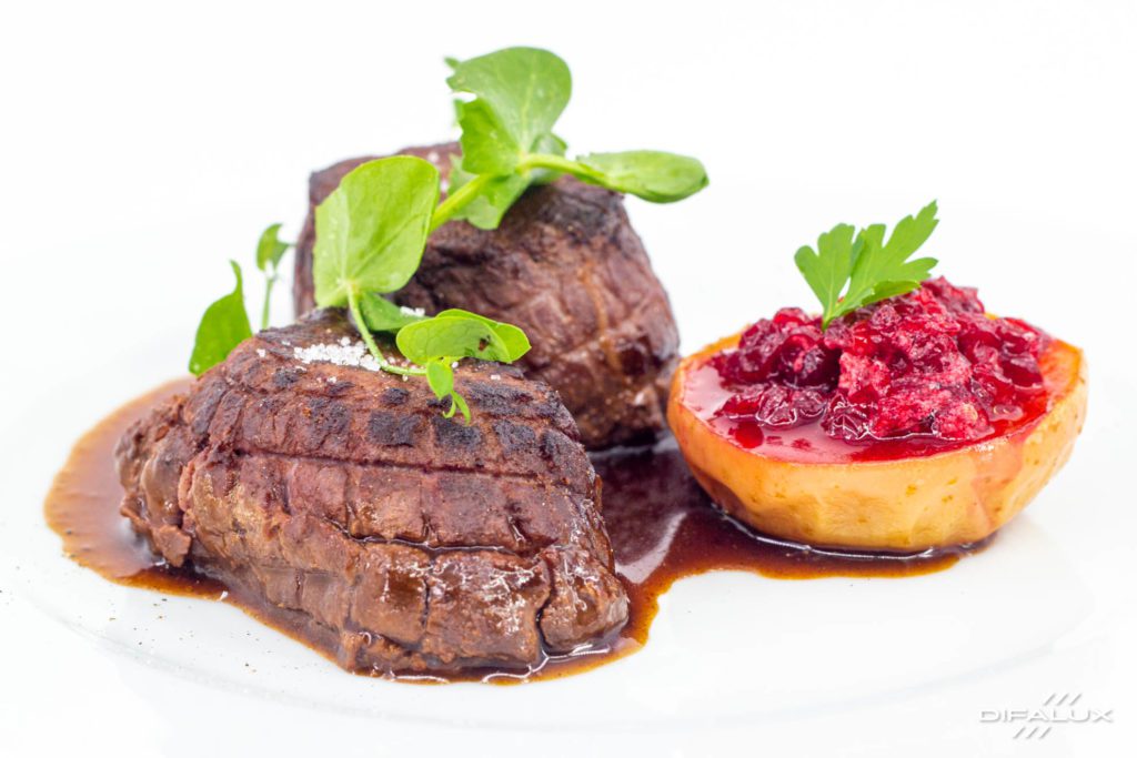 Filet De Biche Sauce Grand Veneur Pommes Airelles Difalux Namur