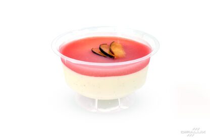 DESSERT : Panna cotta pêche blanche