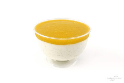 DESSERT : Panna cotta pêche blanche