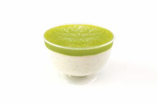 DESSERT : Panna cotta pomme verte