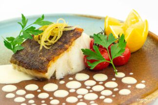 Cœur de Skreï au beurre blanc citronné